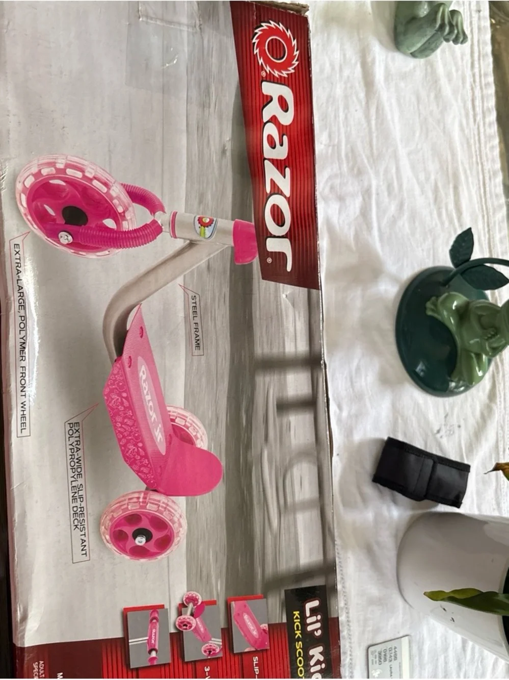 Razor Pink Three-Wheel Kids Scooter